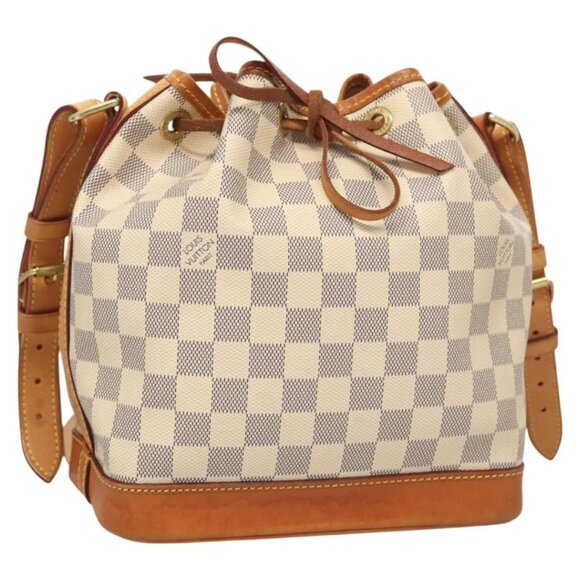 LOUIS VUITTON Damier Azur Noe BB Shoulder Bag N41220 LV Auth MX435V - Picture 1 of 16
